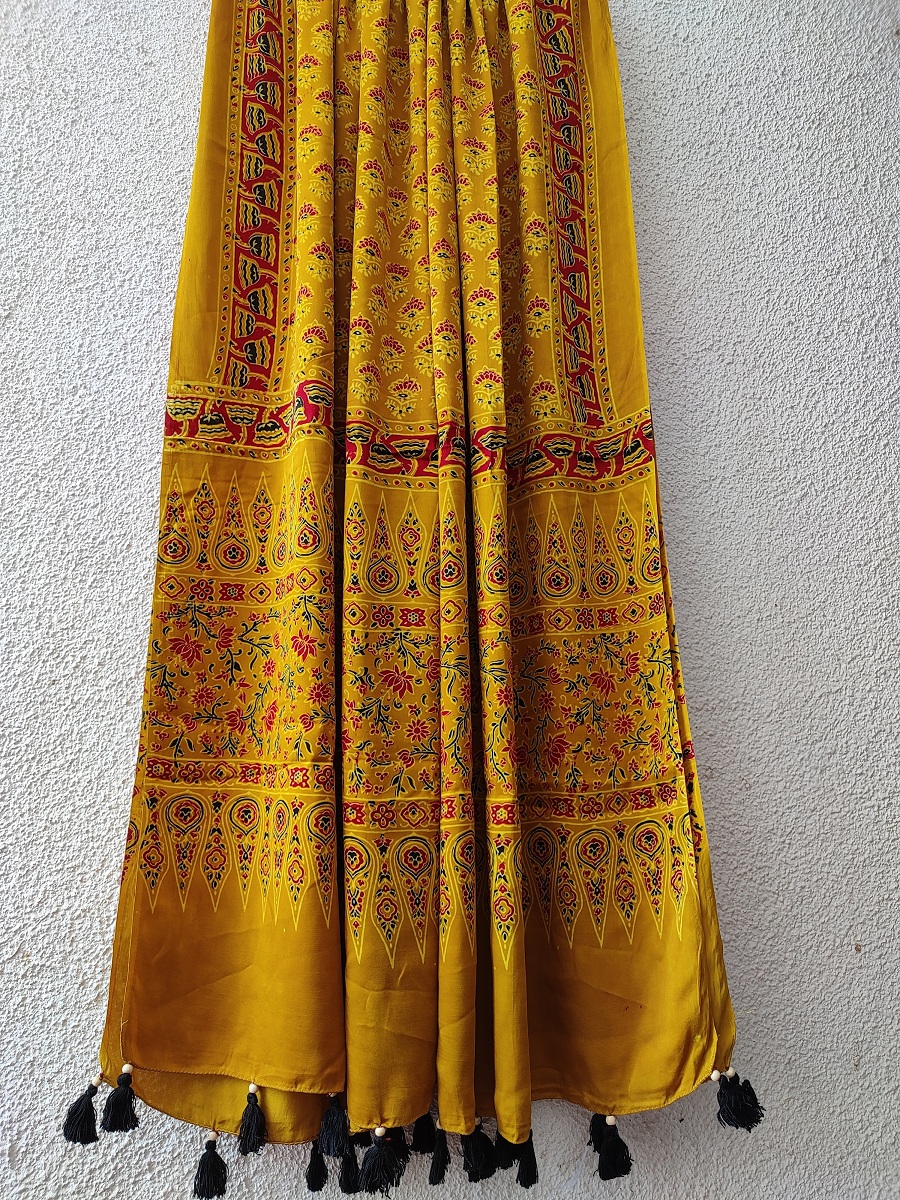 Modal Pure Ajrakh Dupatta