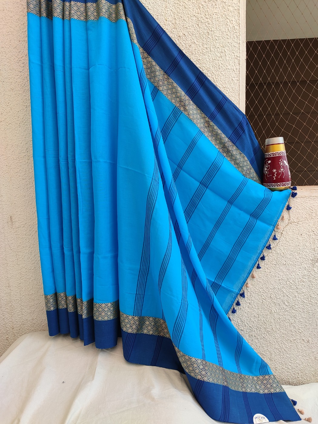 Handloom Organic Cotton Sarees - Image 3