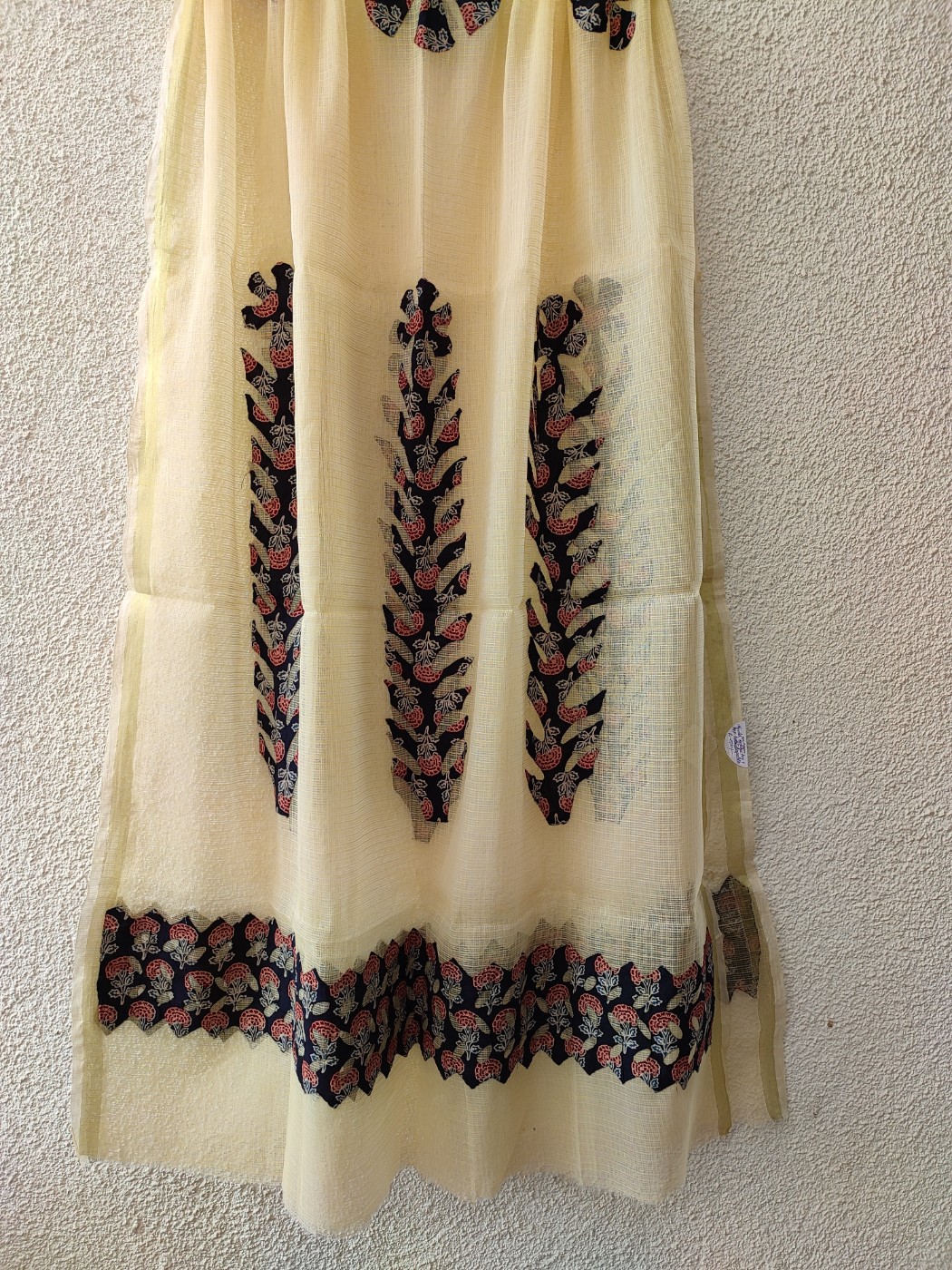 Ajrakh Applique with kota doria - Image 3