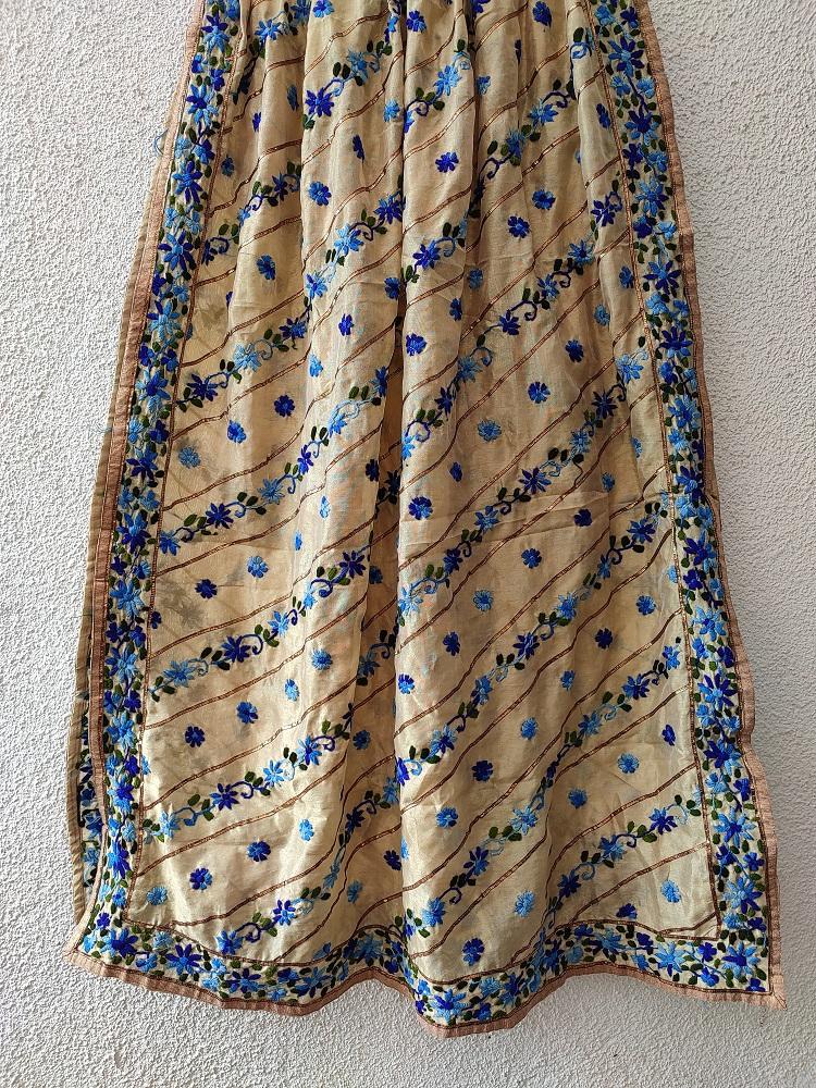 Hand embroidered Phulkari dupattas - Without sequins
