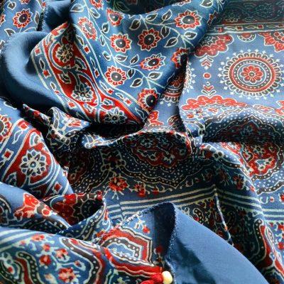 Modal Stoles in Pure Ajrakh