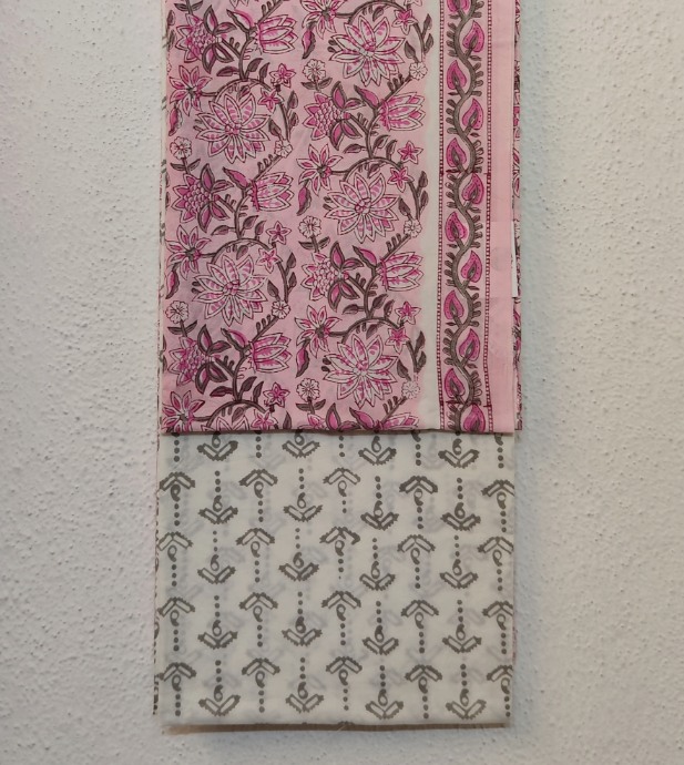 Pure Cotton Block print dress material sets - Image 2