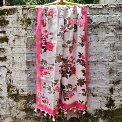 Pure Linen Cotton Dupattas