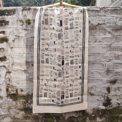 Kantha stole – Semi tussar