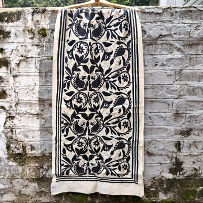 Kantha stole – Semi tussar