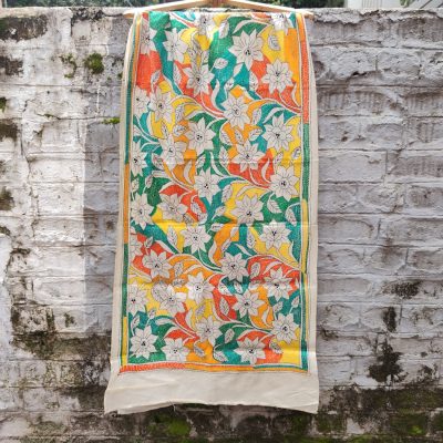 Kantha stole – Semi tussar