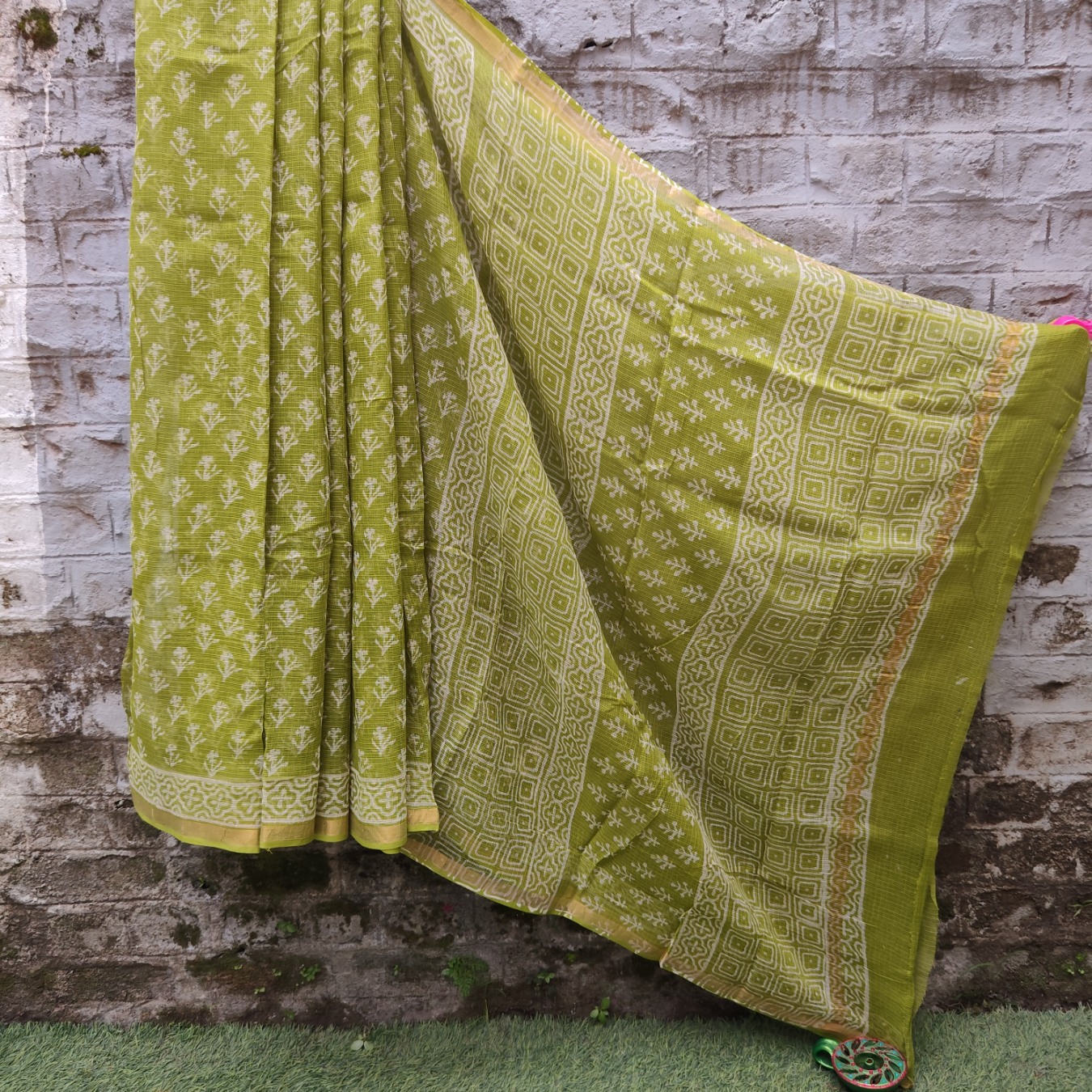 Kota Hand Block Printed Sarees - Image 2