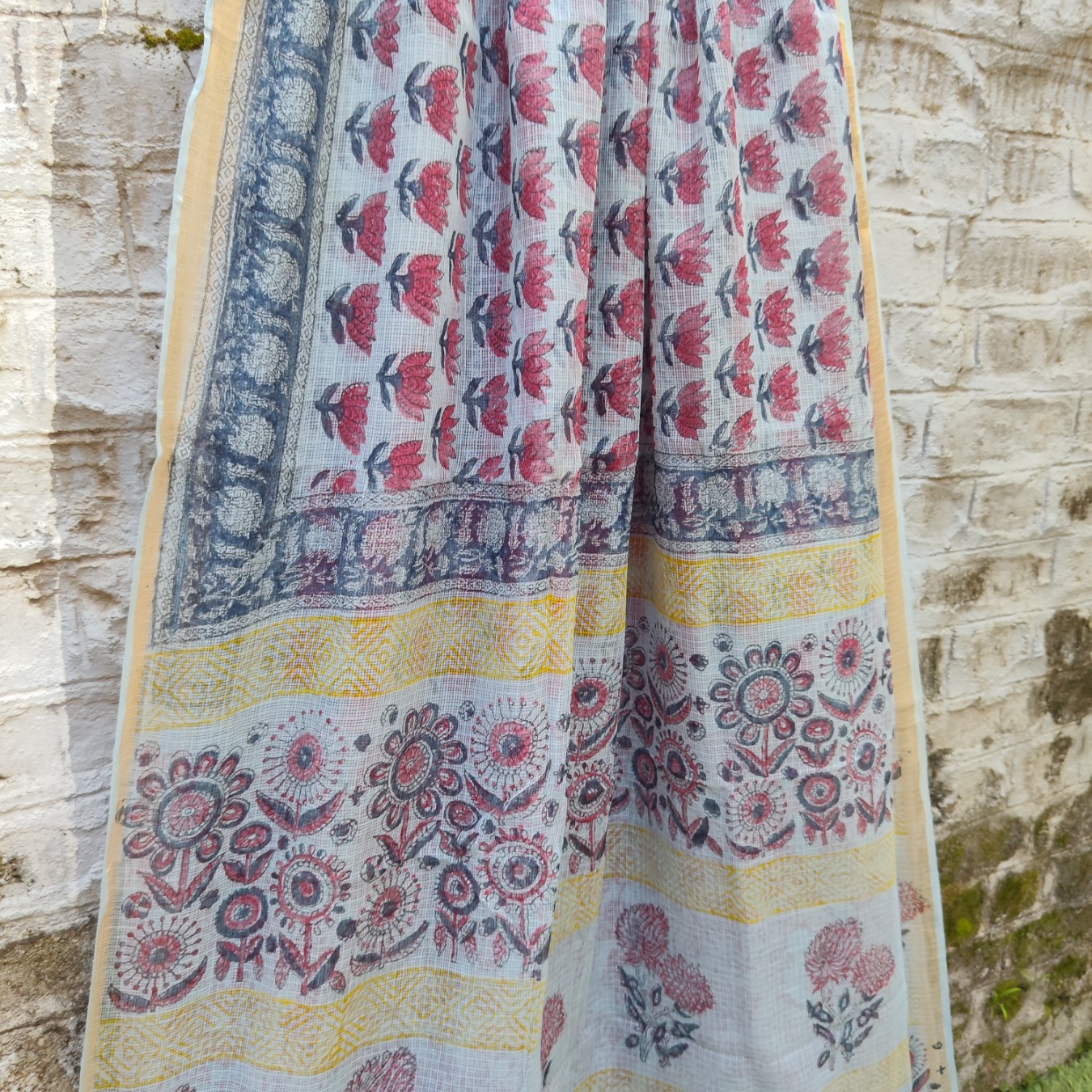 Kota Hand Block Printed Sarees - Image 3