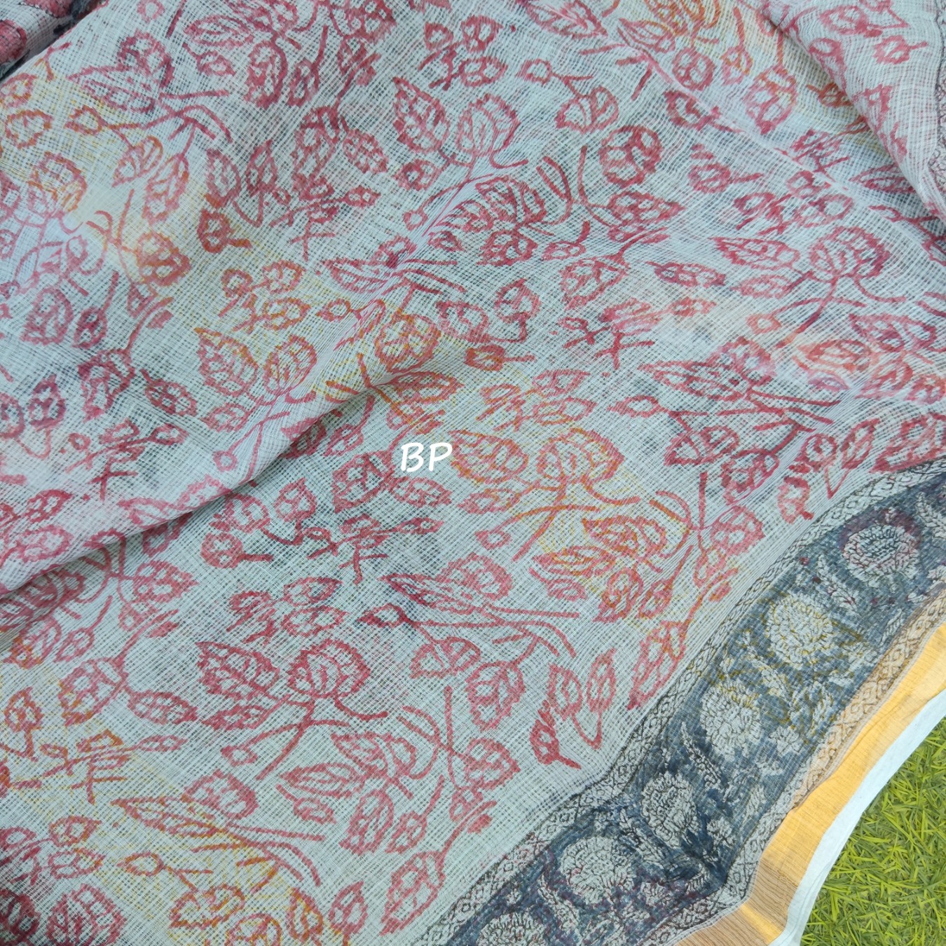 Kota Hand Block Printed Sarees - Image 5