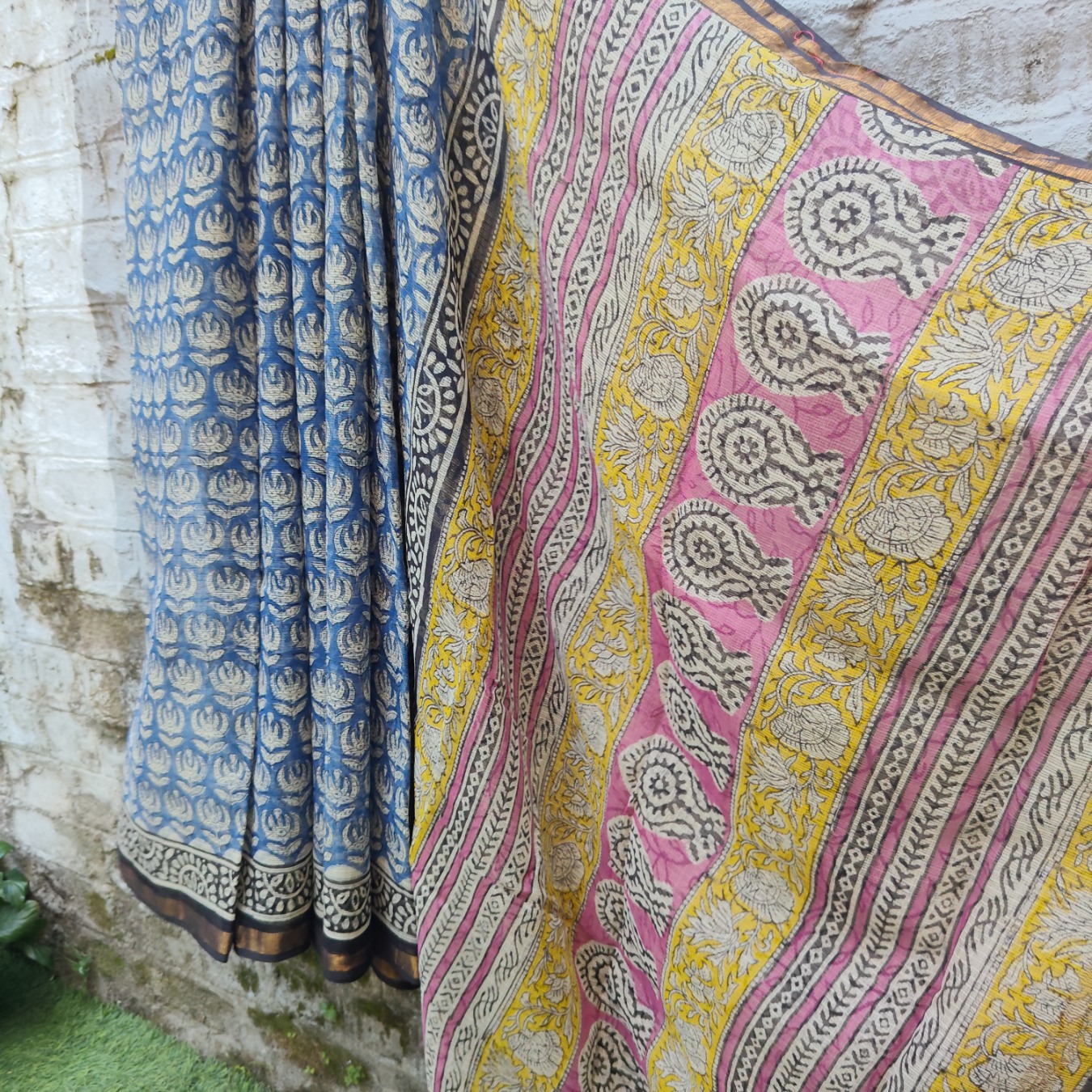Kota Hand Block Printed Sarees - Image 4