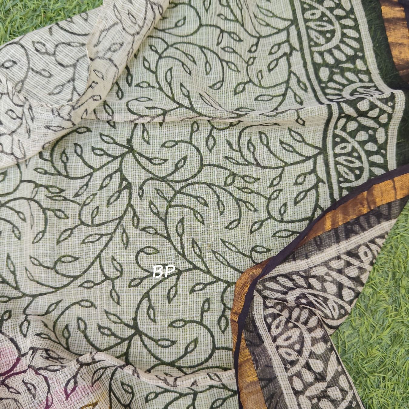 Kota Hand Block Printed Sarees - Image 5