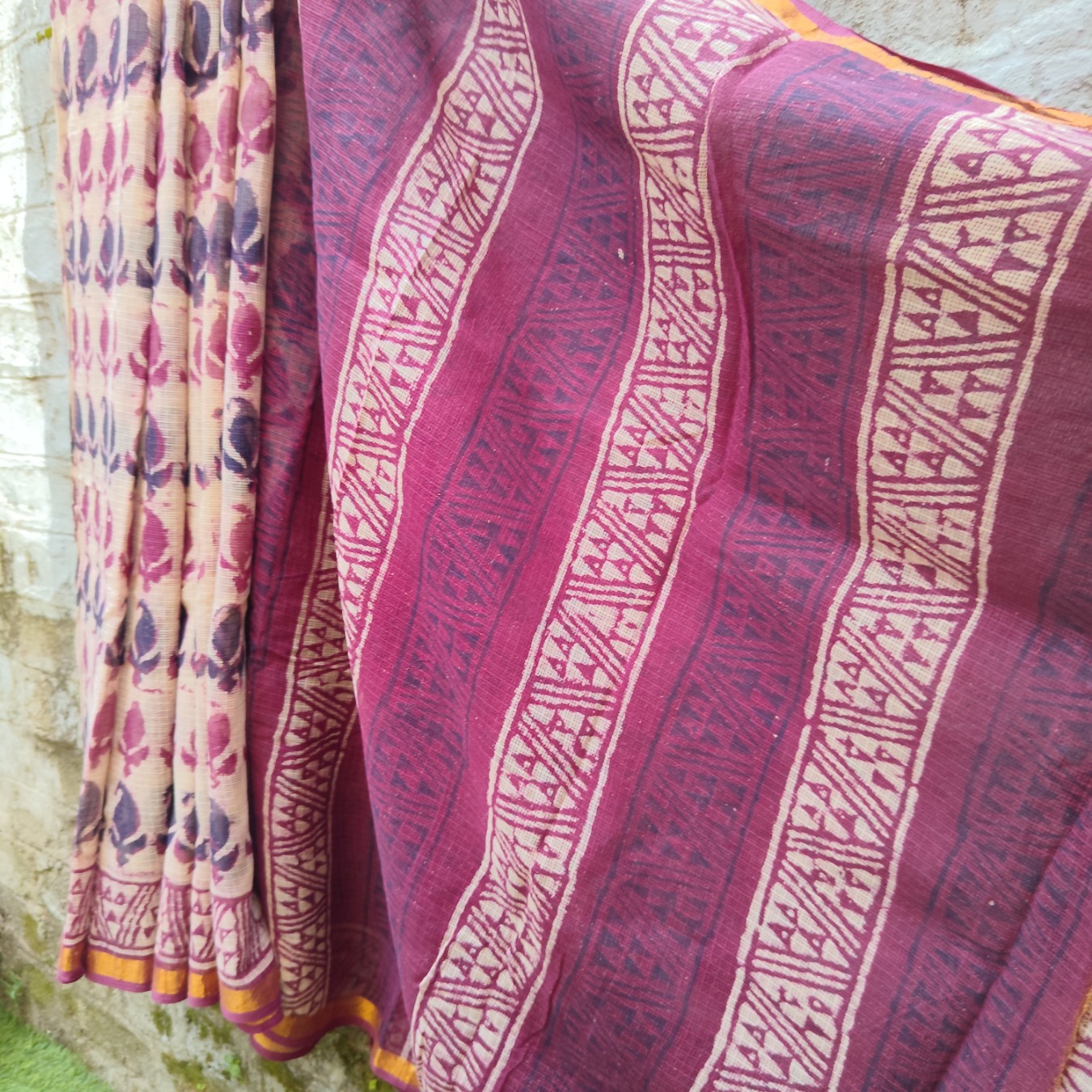 Kota Hand Block Printed Sarees - Image 4