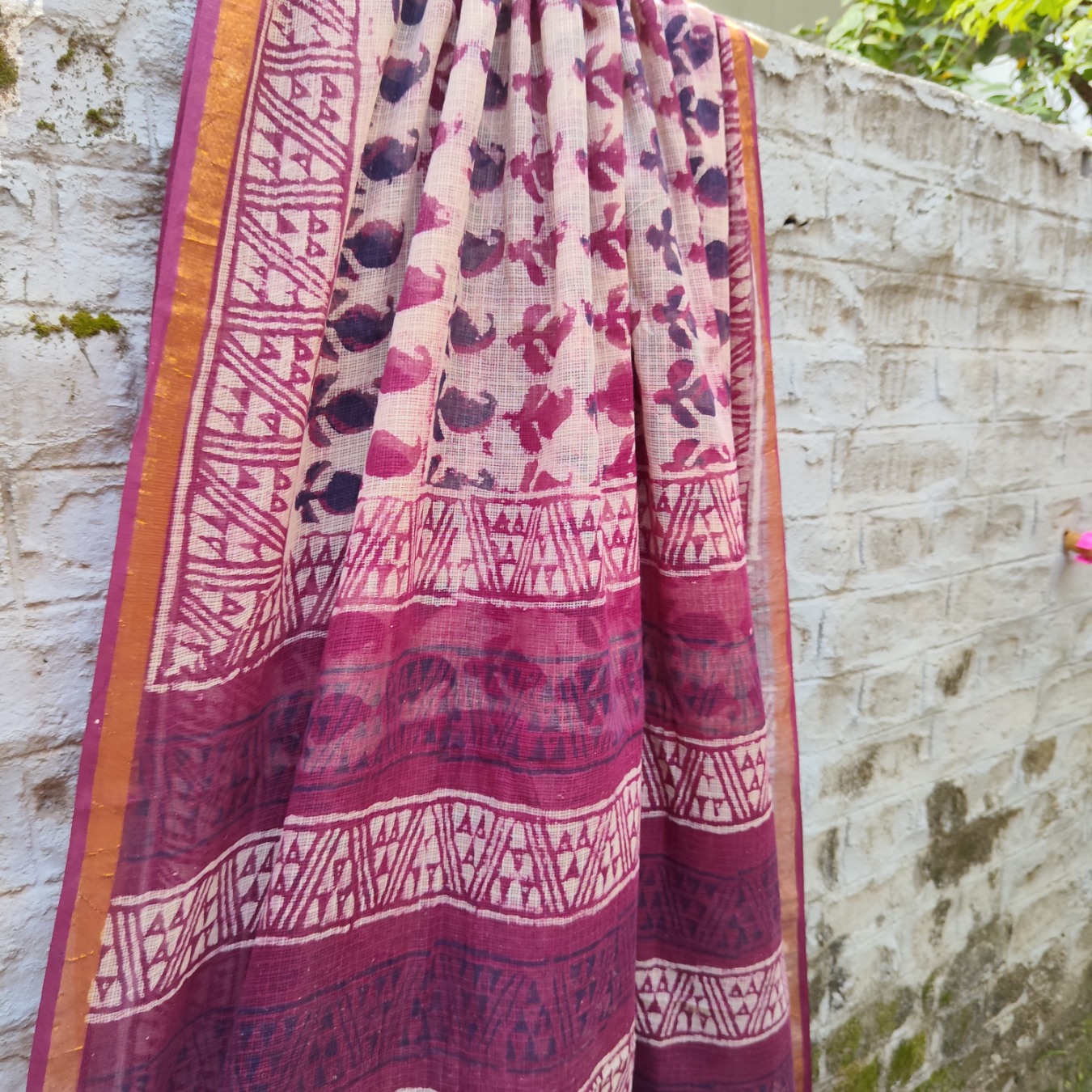 Kota Hand Block Printed Sarees - Image 3