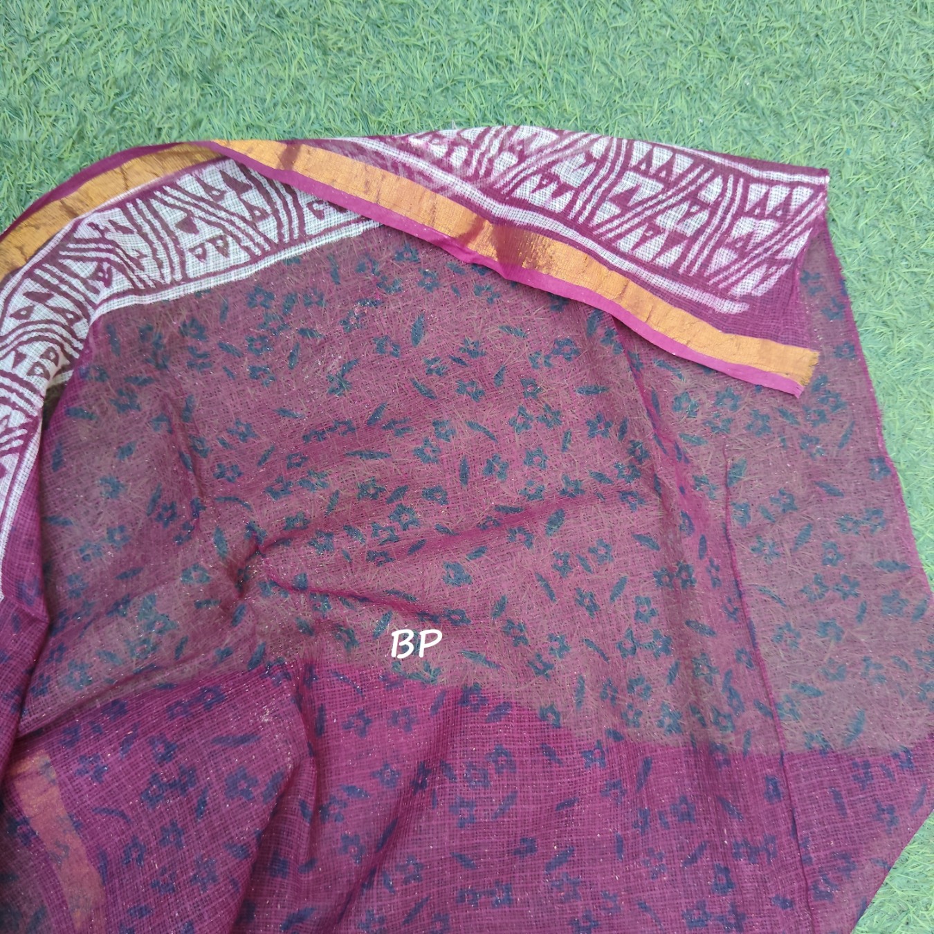 Kota Hand Block Printed Sarees - Image 5