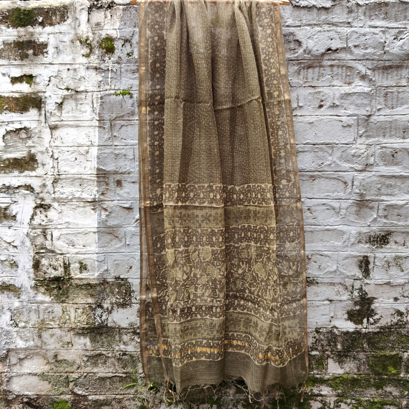 Pure Cotton Block print Dress materials sets with kota doria dupatta - Image 4