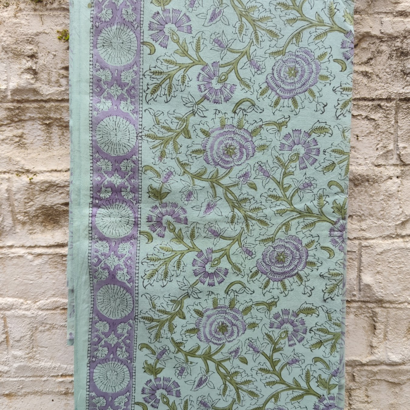 Pure Cotton Block print Dress materials sets with kota doria dupatta - Image 2