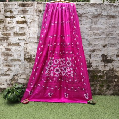 Kantha work sarees