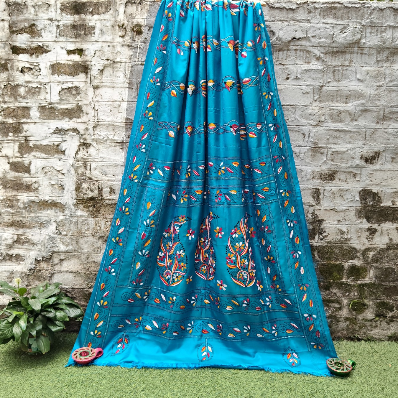 Kantha work sarees