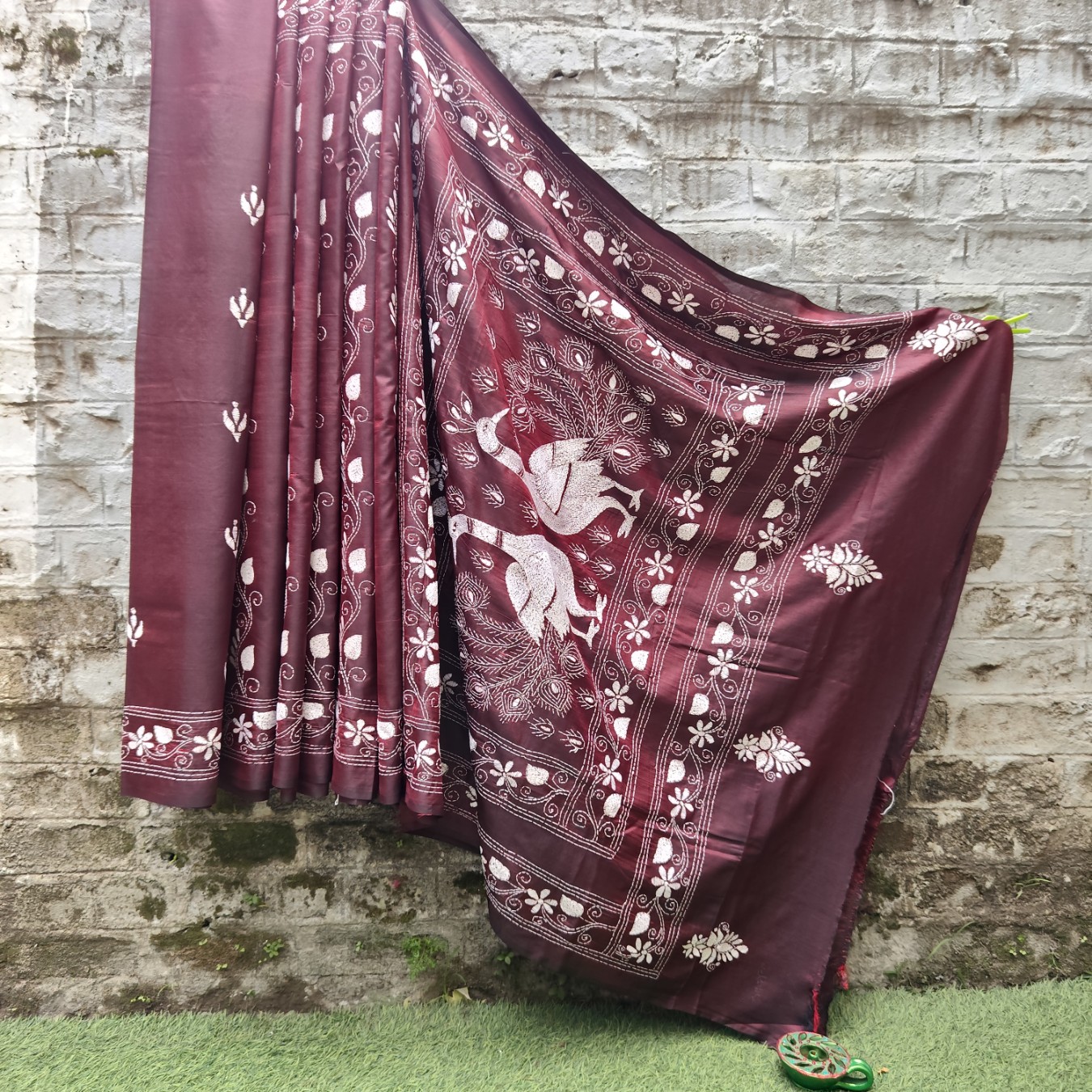 Kantha work sarees - Image 2