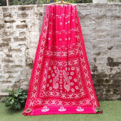 Kantha work sarees