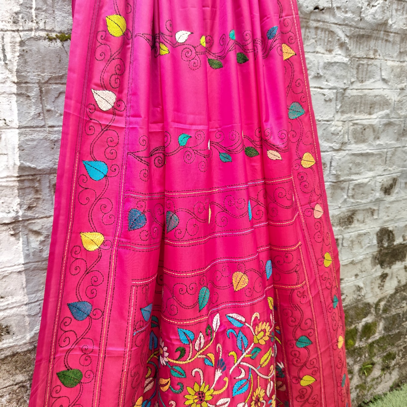 Kantha work sarees - Image 4