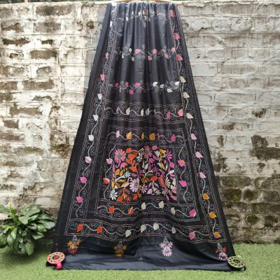 Kantha work sarees