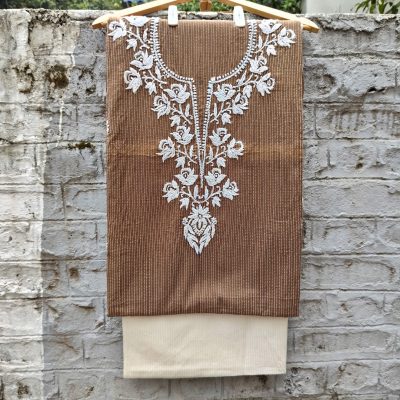 Hand Embroidered Top and Bottom set