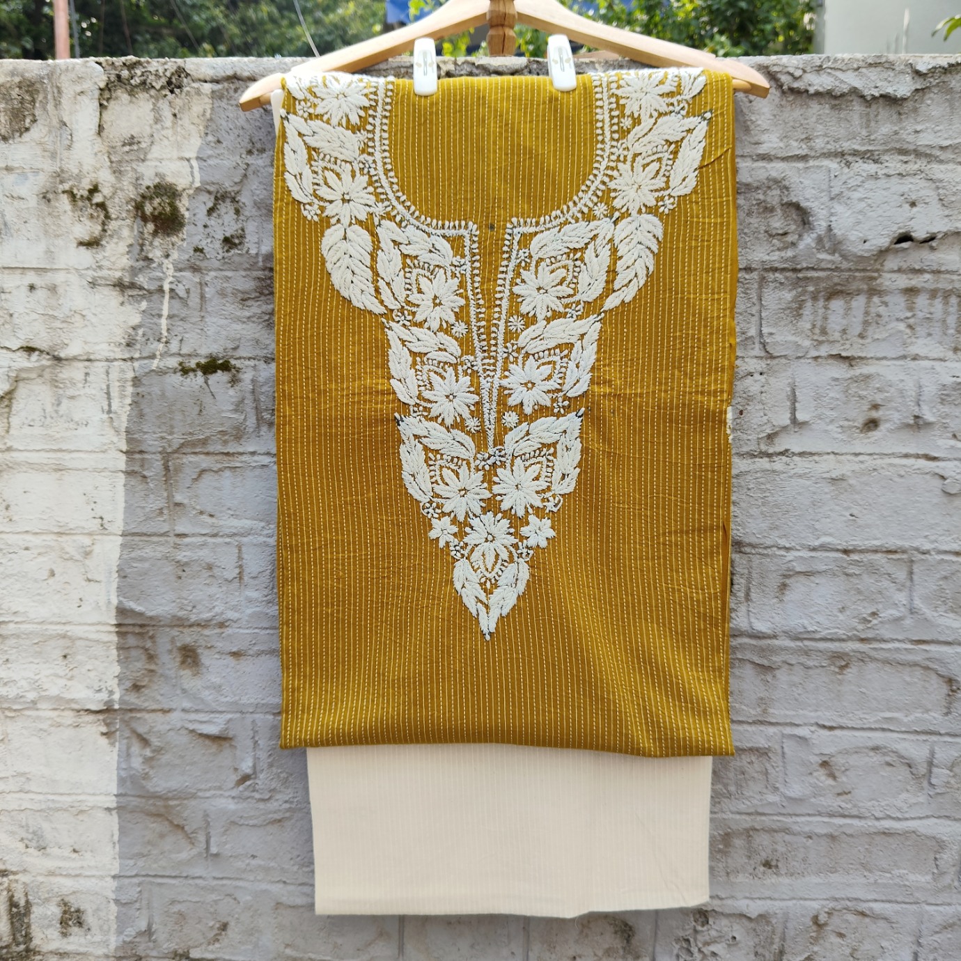 Hand Embroidered Top and Bottom set