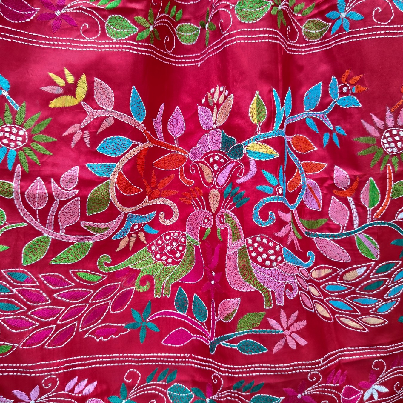 Kantha work sarees - Image 3
